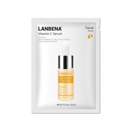 Masca Faciala, Lanbena, Vitamina C, Efect Iluminant si Antioxidant, 22ml