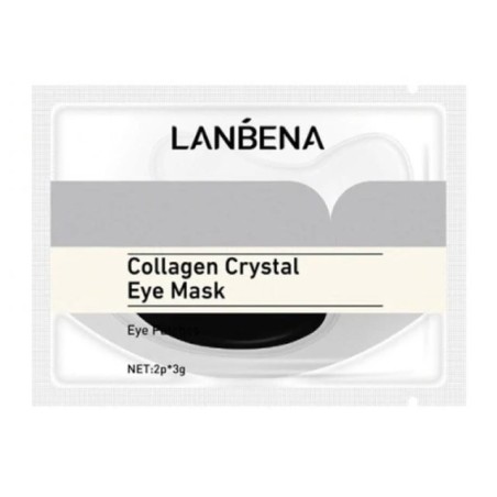 Set Masti Ochi, Lanbena, cu Carbune Activ si Cristal de Colagen, Efect Detoxifiant, 2x 3gr