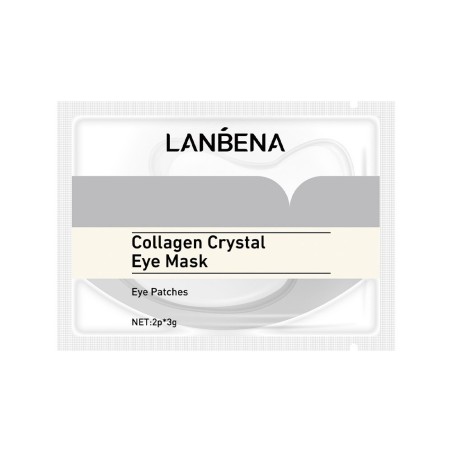 Set Masti Ochi, Lanbena, cu Peptide si Cristal de Colagen, Efect Anti-Imbatranire, 2x 3gr