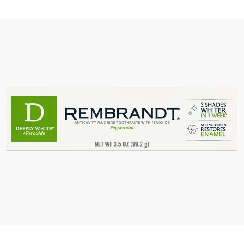 Pasta de Dinti, Rembrandt, Deeply White, Albire Intensiva, cu Peroxid, 74gr