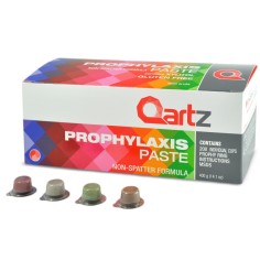 Set Unidoze Pasta Profilaxie, Dharma Research, Qartz, pentru Periaj Profesional, Efect Anti-stropi, Aroma Cirese, 200 buc