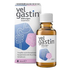 Suspensie Orala pentru Bebelusi si Copii, Velgastin, Impotriva Balonarii si Colicilor, Aroma Banane, 30ml