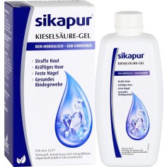 Gel Mineral din Silica, Sikapur, Acid Silicilic pentru Ingestie Orala, pentru Par, Piele si Unghii Sanatoase, 500ml