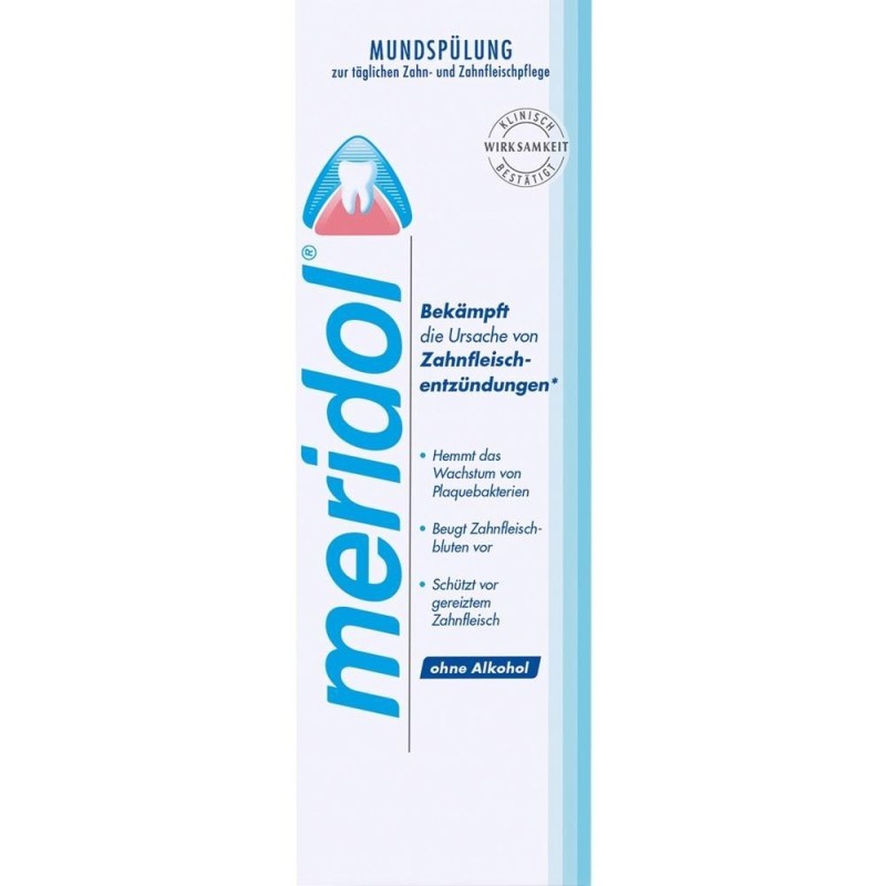 Apa de Gura, Gaba, Meridol, Fara Alcool, Efect Anti-Bacterian, Eficienta in Tratarea Afectiunilor Gingivale, 400ml