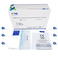 Set 25x Teste Rapide COVID-19, TIB, Triplex, Anticorpi Neutralizanti, Recoltare Nazo-Faringiana, Pentru Uz Profesional