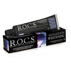 Pasta de Dinti, R.O.C.S., Sensation Whitening, pentru Albirea Dintilor, fara Fluor, tub 74 gr
