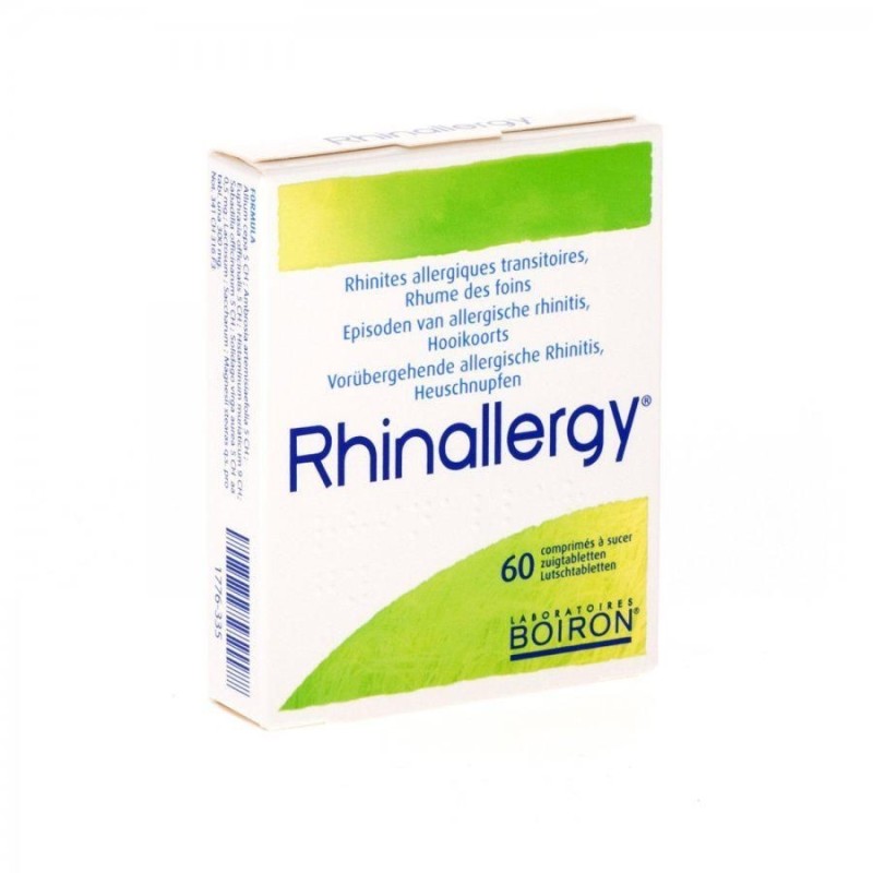 Tratament Homeopat, Boiron, Rhinallergy, Tratamentul Rinitei Alergice, 40 comprimate
