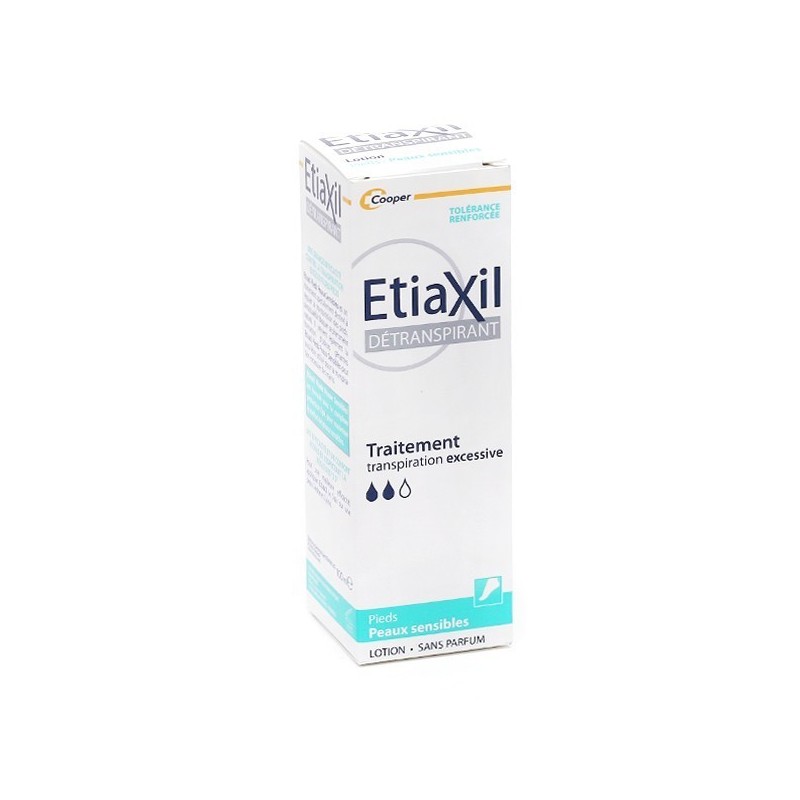 Antiperspirant pentru Picioare, Etiaxil, Efect Sudo-Regulator, Anti-Miros, Protectie 48h, Piele Sensibila 100ml