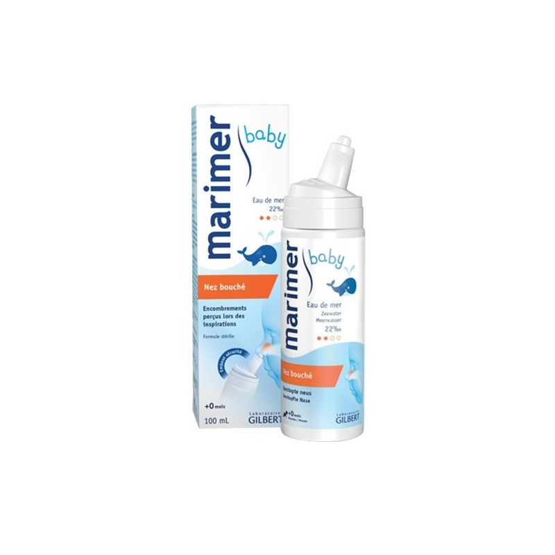 Spray Nazal, Marimer Baby, Hipertonic, Curatare Eficienta in Cazul Racelii si Rinofaringitei, 100ml