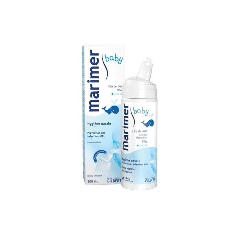 Spray Nazal, Marimer Baby, Hipertonic, Curatare Eficienta in Cazul Racelii si Rinofaringitei, 100ml