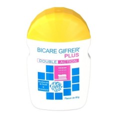 Pudra, Gifrer, Bicare Plus, pentru Albirea Dintilor, cu Bicarbonat si Bromelaina, 60gr