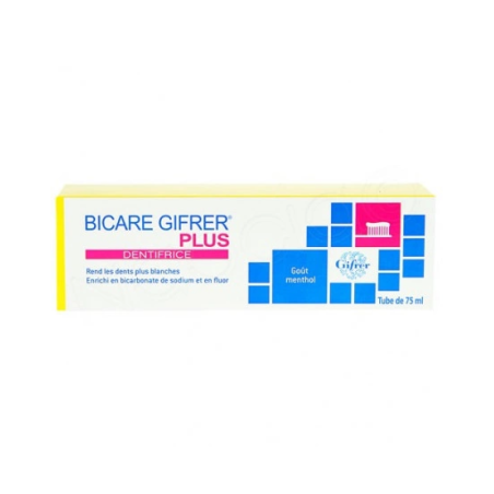 Pasta de Dinti, Gifrer, pentru Albirea Dintilor, cu Bicarbonat de Sodiu. 75ml