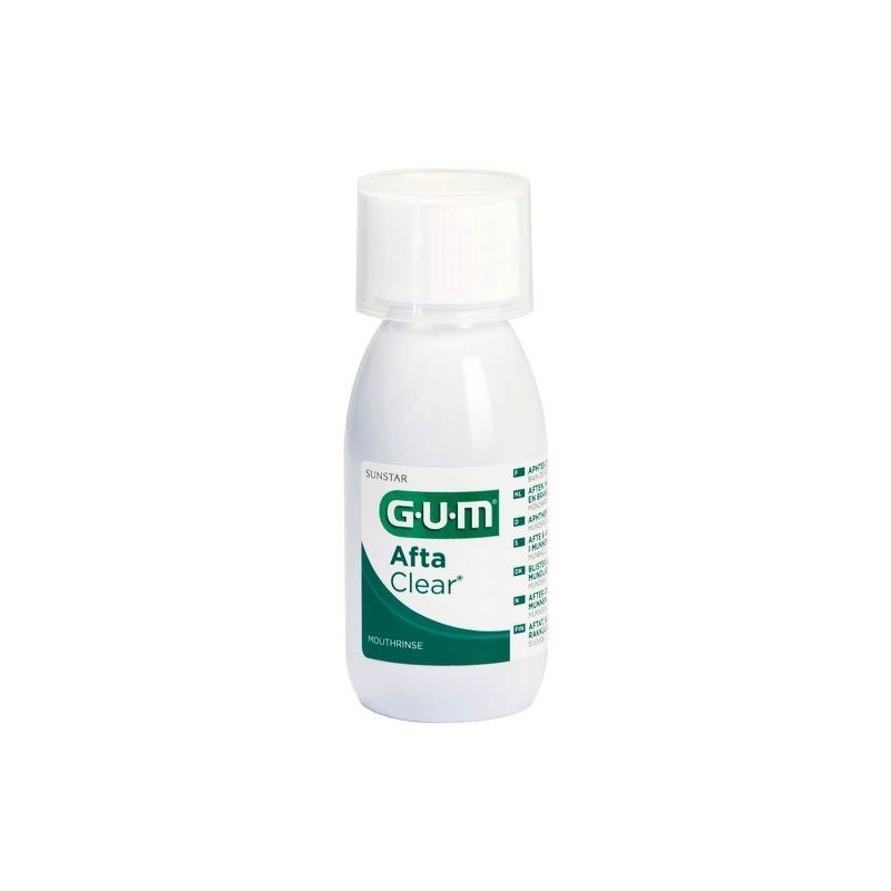 Apa de Gura, Gum, Aftaclear, Tratamentul Aftelor Bucale, fara Alcool, 120ml