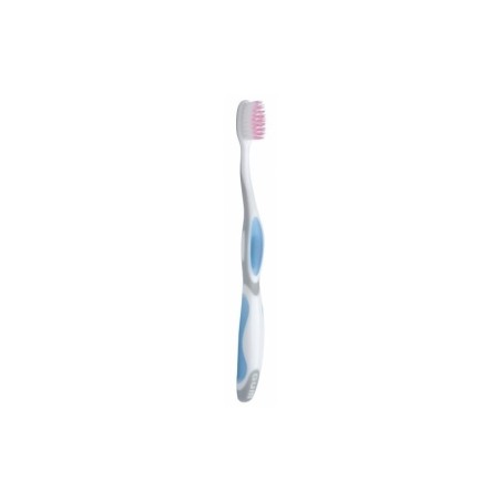 Periuta de Dinti Manuala, GUM, SensiVital, Periaj Profund si Delicat, UltraSoft, Culoare Alb-Albastru