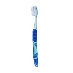Periuta de Dinti Manuala, GUM, Technique Pro Compact 528, Periaj Profund si Delicat, Medium, Culoare Albastra