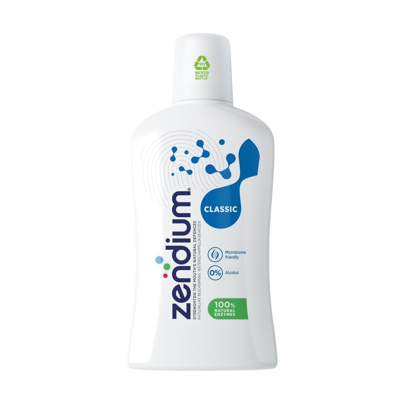 Apa de Gura pentru Adulti, Hager, Zendium, Multi-Protectie Naturala, 500ml