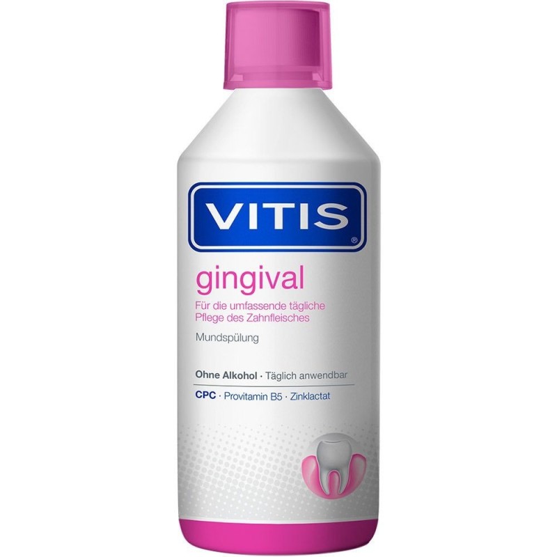 Apa de Gura, Dentaid, Vitis Gingival, pentru Prevenirea si Tratarea Inflamatiilor Gingivale, fara Alcool, 500ml