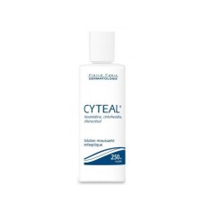 Foaming Solution, Pierre Fabre, Cyteal, with Chlorhexidine, for Cleansing Wounded Skin, 250ml