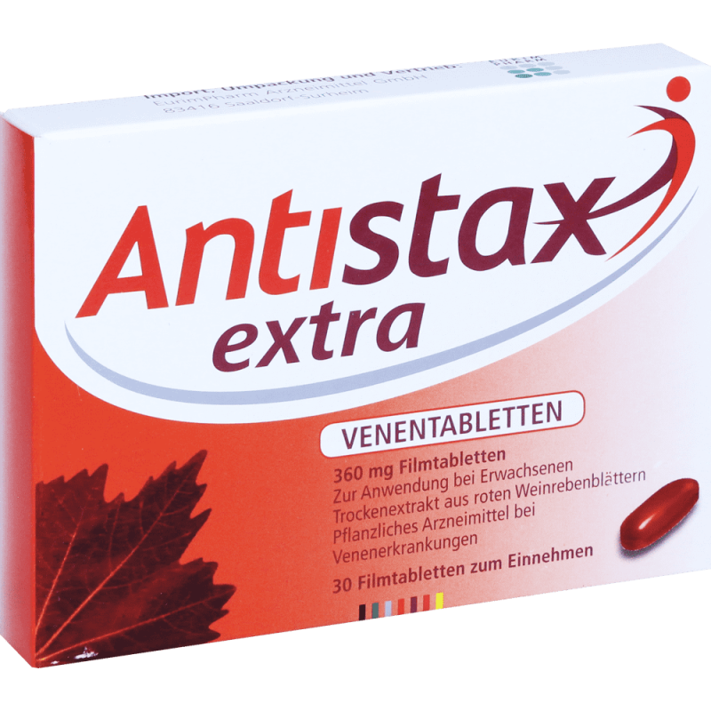 Supliment Alimentar, Sanofi, Antistax, Calmeaza Picioarele Obosite si Grele, 30 tablete