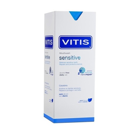 Mouthwash, Vitis, Sensitive, Reduces Tooth Sensitivity and Repairs Enamel, 500ml