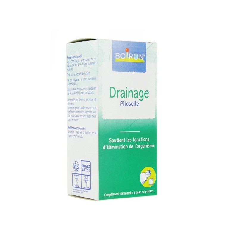 Tratament Homeopat, Boiron, Drainage, cu Piloselle, pentru Eliminarea Lichidelor in Surplus, 60ml