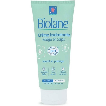 Crema pentru Fata si Corp, Biolane, Baby, Efect Hidratant Intensiv, Ingrediente Bio, 75ml