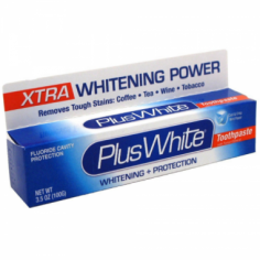 Pasta de Dinti, Plus White, Xtra, Albirea Dintilor cu Peroxid, 100gr 2