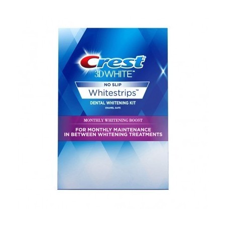 Cutie 12x Plicuri, Benzi Albirea Dintilor, Crest, 3D White, Monthly Whitening Boost, 10% Concentratie, 12 zile