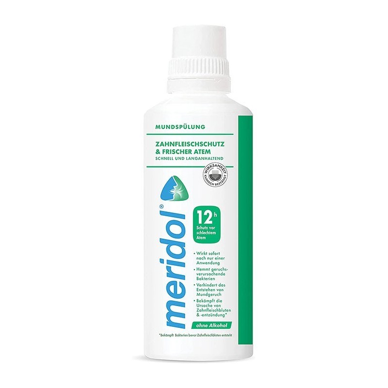 Apa de Gura, Gaba, Meridol Safe Breath, Fara Alcool, Efect Anti-Bacterian, Eficienta in Tratarea Halitozei, 400ml