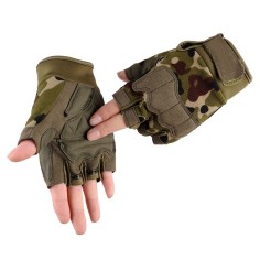 Manusi Sport, Fitness, CrossFit, Ciclism, Alpinism, Camuflaj Army Green, marimea M