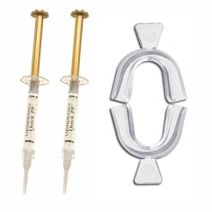 Set pentru Albirea Dintilor, Opalescence, PF Quick, 45% Peroxid Carbamida, Mulaje Incluse, 2x Seringi 1.2ml