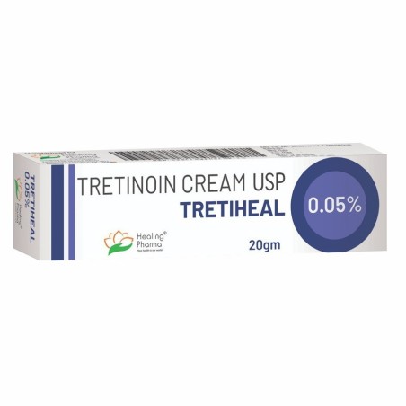 Crema Anti-Rid, Healing Pharma, TretiHeal, Anti-Acnee, Tretinoin 0.05%, 20gr