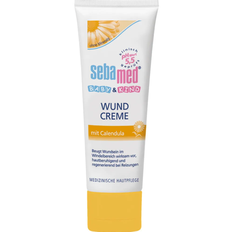 Crema pentru Zona Scutecului, Sebamed Baby, cu Galbenele, Efect Hidratant Impotriva Iritatiilor, 75ml