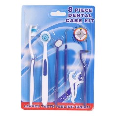 Kit Igiena Orala, pentru Curatare Dinti si Limba, din 8 Piese, pentru Profilaxie