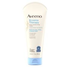 Crema pentru Fata si Maini, Aveeno, Therapy, pentru Calmarea Eczemelor si Mancarimilor, fara Parfum, 206gr