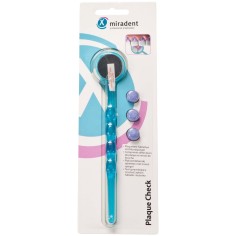 Dental Mirror Set and 3x Revealing Tablets, Gum, for Checking the Oral Cavity and Bacterial Plaque