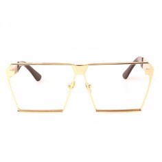 Ochelari, de Soare, Zamo, Kianu,  Protectie UV400, Lentile Policarbonat,  Model Rectangular,  Culoare Auriu