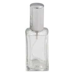 Sticla Parfum, Zamo, cu Pulverizator Infiletabil si Capac Argintiu, Capacitate 50ml