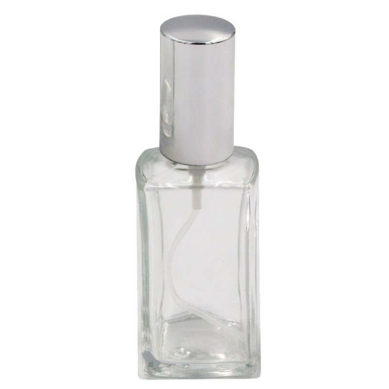 Sticla Parfum, Zamo, cu Pulverizator Infiletabil si Capac Argintiu, Capacitate 50ml