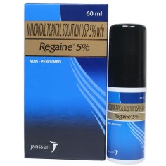 Solutie pentru Cresterea Parului, Janssen, Regaine, Minoxidil 5%, Tratament pentru 1 Luna, 60ml