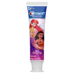 Pasta de Dinti pentru Copii, Crest, Princess, impotriva Cariilor, Varsta 3+ Ani, Personaj Printesa, Aroma Bubble Gum, 119gr