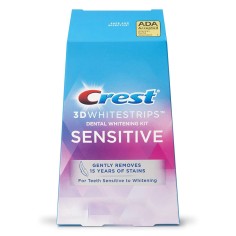 Cutie 13x Plicuri, Benzi Albirea Dintilor, Crest, 3D White, Sensitive Whitening, Nivel Albire 7, 13 zile
