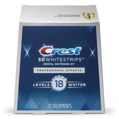 Cutie 20x Plicuri, Benzi Albirea Dintilor, Crest, 3D White, Professional Effects, Nivel Albire 18, 20 zile