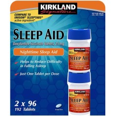 Supliment, Kirkland Signature, SleepAid, Tratament Insomnii, Doxilamina Succinata, 192tb