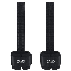 Set 2x Chingi pentru Lifting, Zamo, pentru Ridicarea Greutatilor, Fasa Incheietura cu Arici, Culoare Neagra