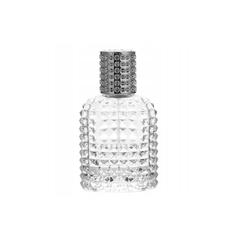 Sticla Parfum, Zamo, Valentine, cu Pulverizator Infiletabil si Capac Argintiu, Capacitate 50ml