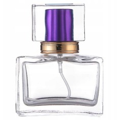 Sticla Parfum, Zamo®, cu Pulverizator Infiletabil si Capac Mov, Capacitate 30ml