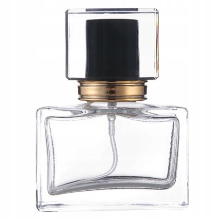 Sticla Parfum, Zamo®, cu Pulverizator Infiletabil si Capac Negru, Capacitate 30ml