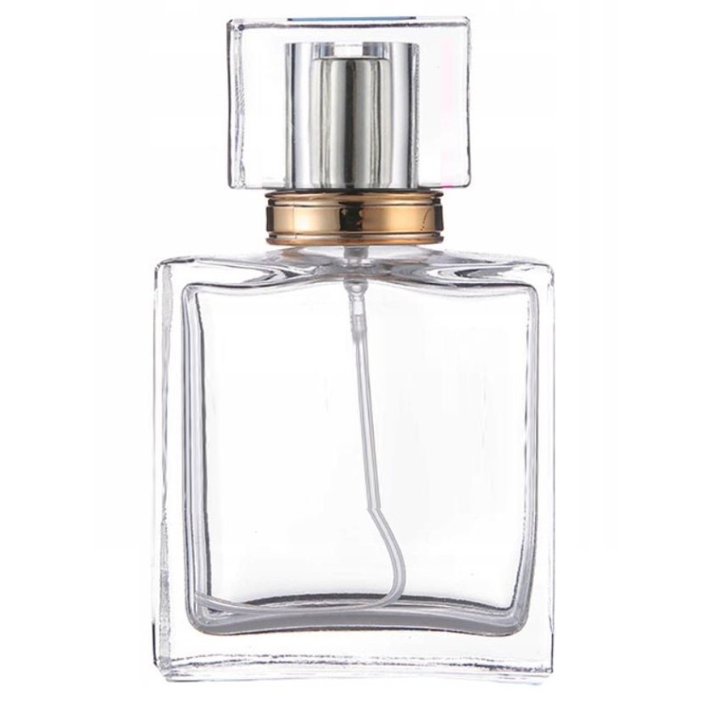 Sticla Parfum, Zamo®, cu Pulverizator Infiletabil si Capac Transparent, Capacitate 50ml