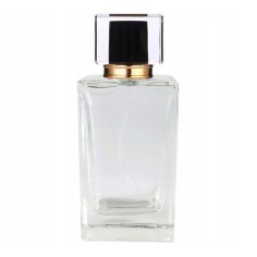 Sticla Parfum, Zamo®, cu Pulverizator Infiletabil si Capac Negru, Capacitate 90ml